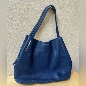 Vince Camuto Leather Navy Bag